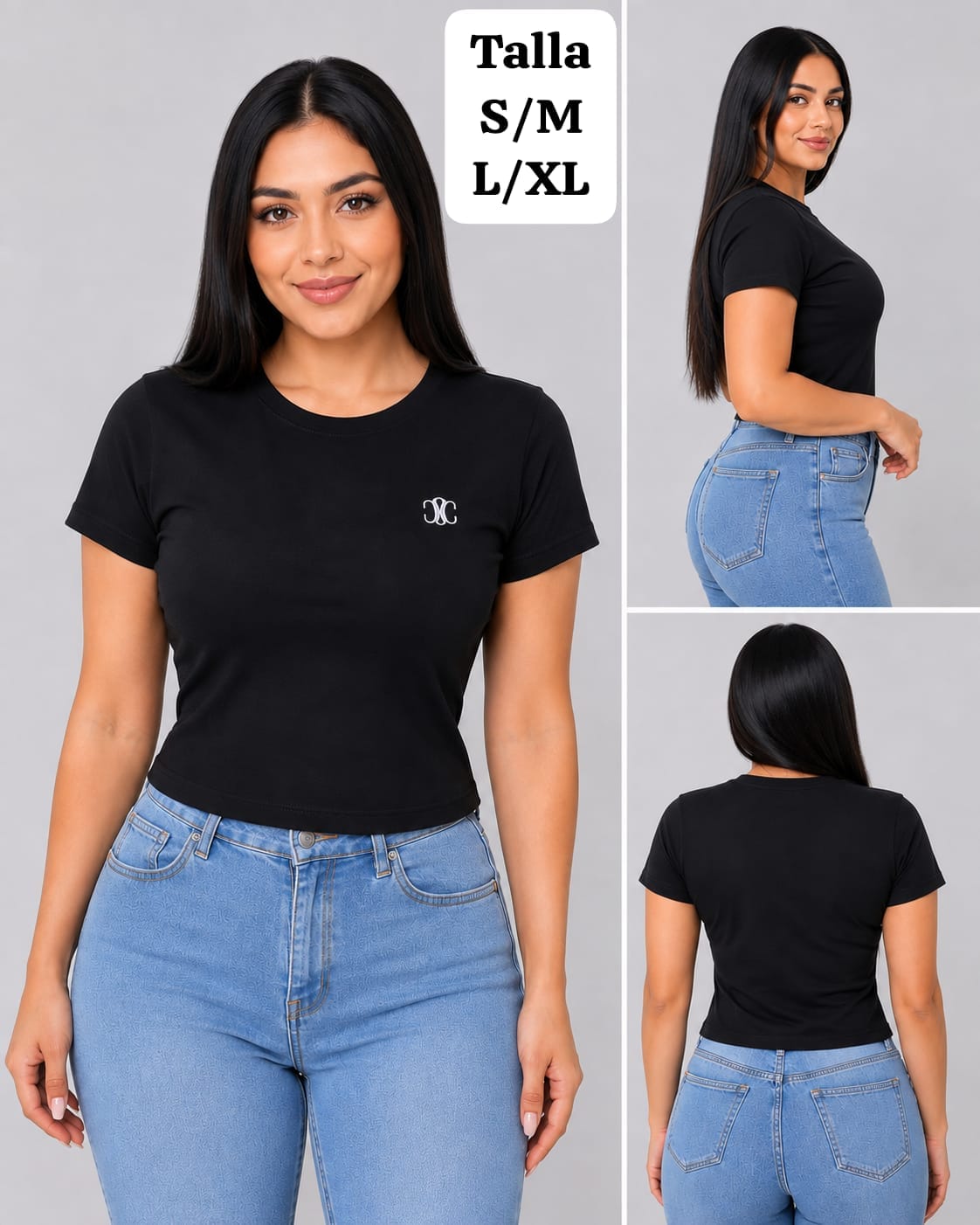 CAMISA NEGRA DE MUJER
