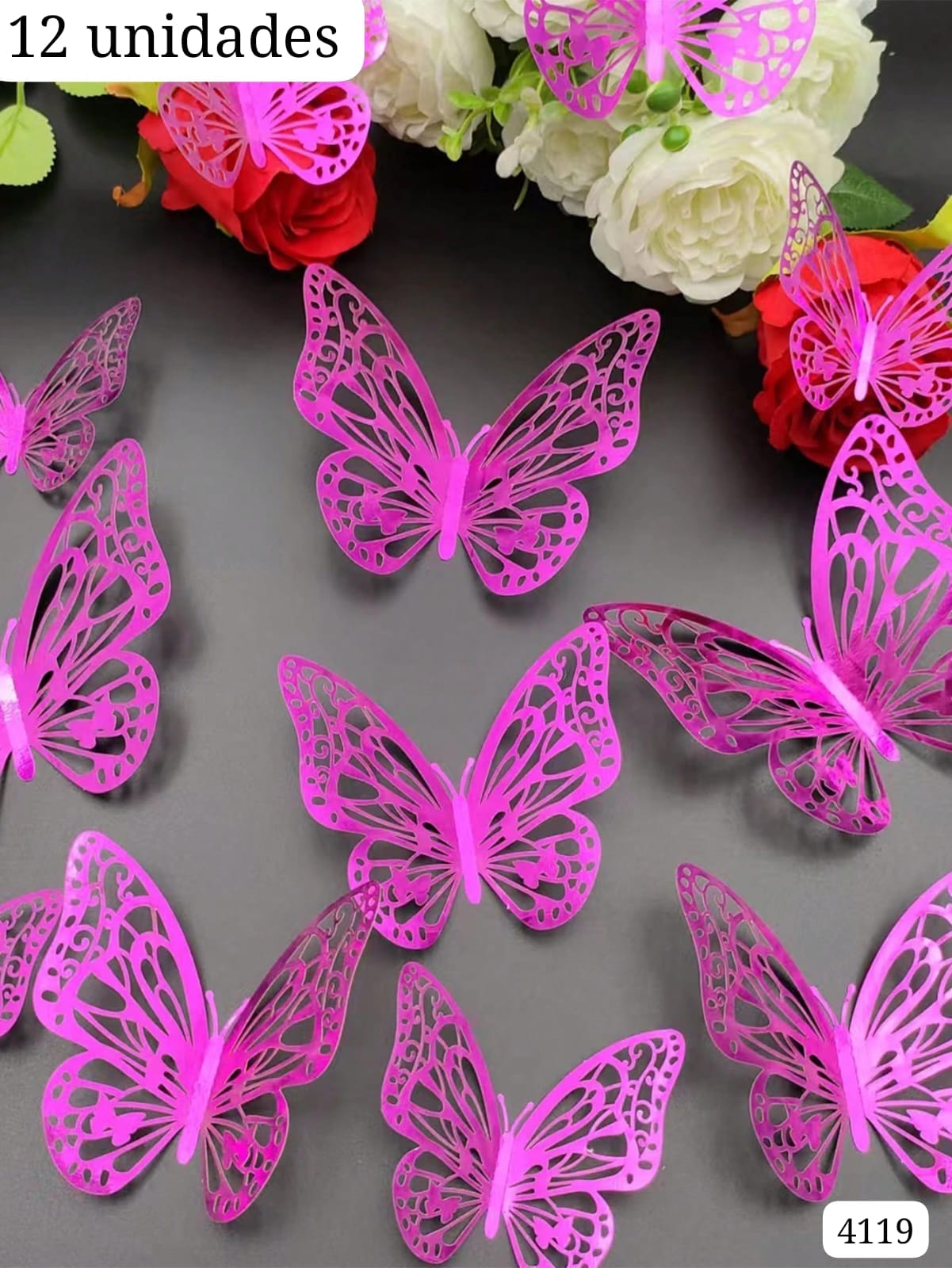 MARIPOSAS ROSA PARA DECORACIÓN