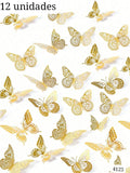 MARIPOSAS DORADAS PARA DECORACIÓN