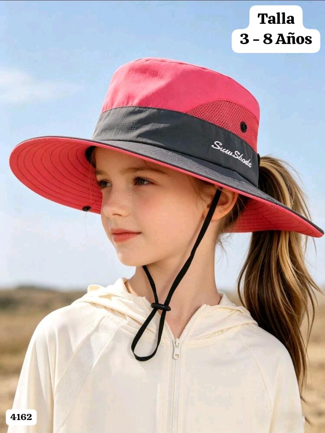 GORRO PARA SOL DE NIÑA