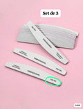 SET DE 3 LIMAS DE UÑAS 100/180