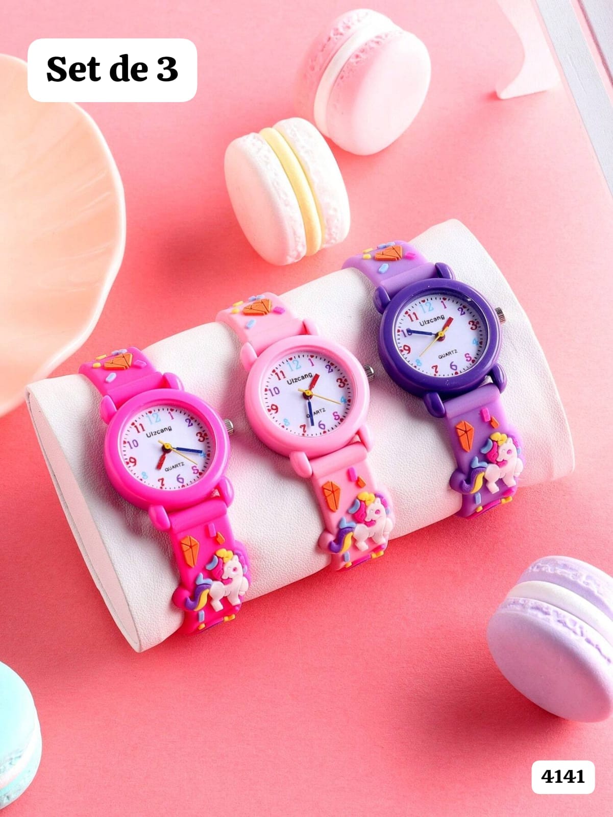 SET DE 3 RELOJ DE NIÑA