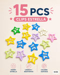 15 PIEZAS DE ESTRELLAS PARA CABELLO