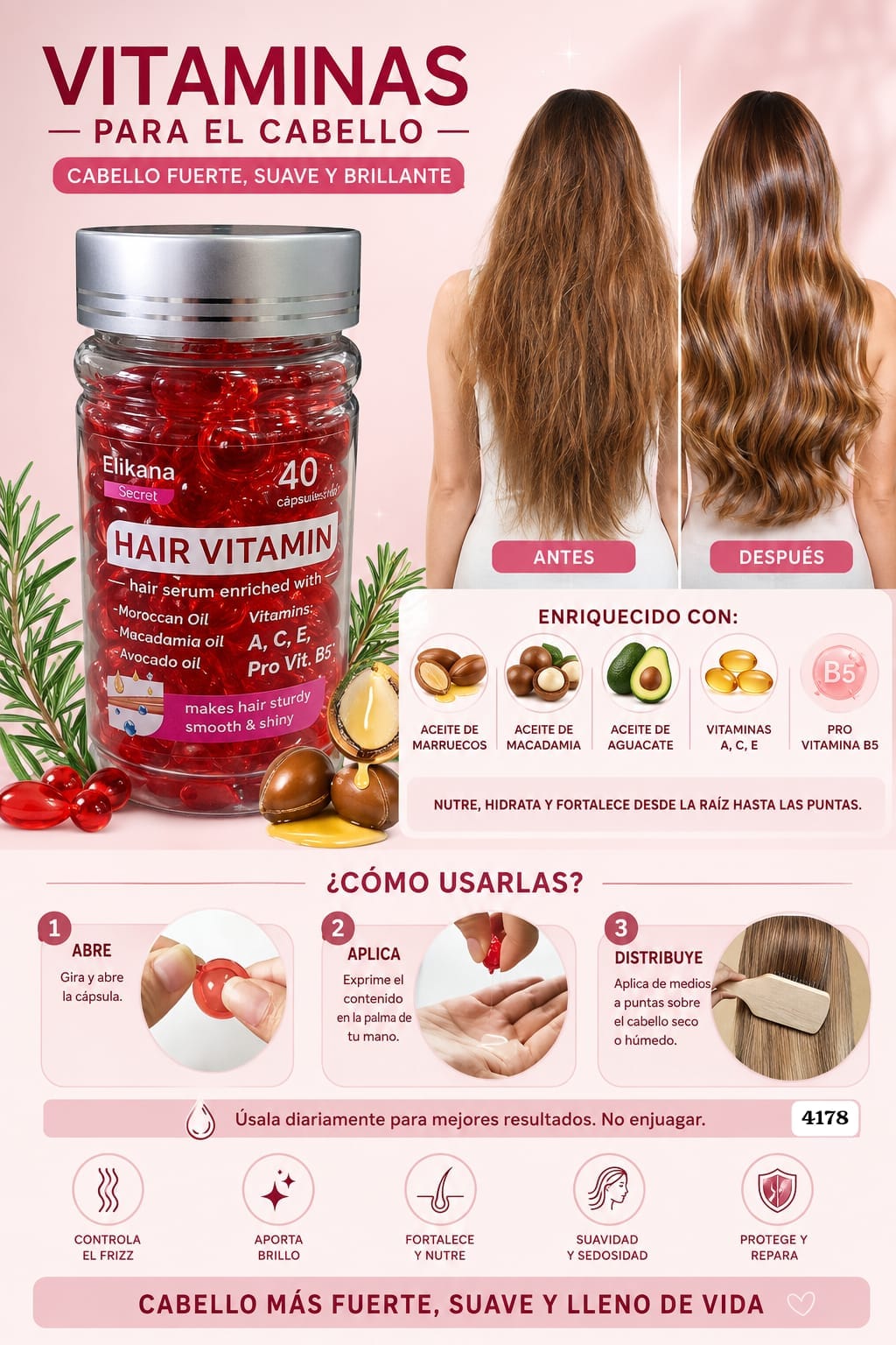VITAMINAS PARA CABELLO