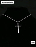 COLLAR PLATEADO DE CRUZ