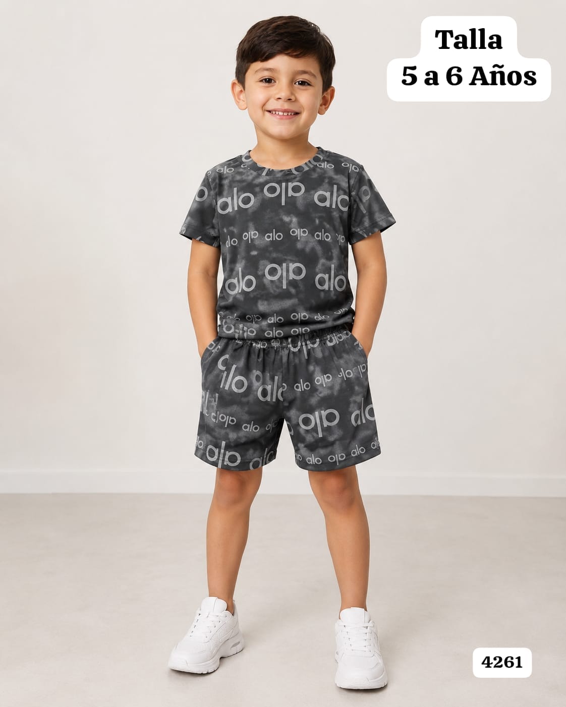 CONJUNTO ALO TONOS OSCUROS DE NIÑO