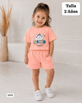 CONJUNTO DE SHORT DE NIÑA
