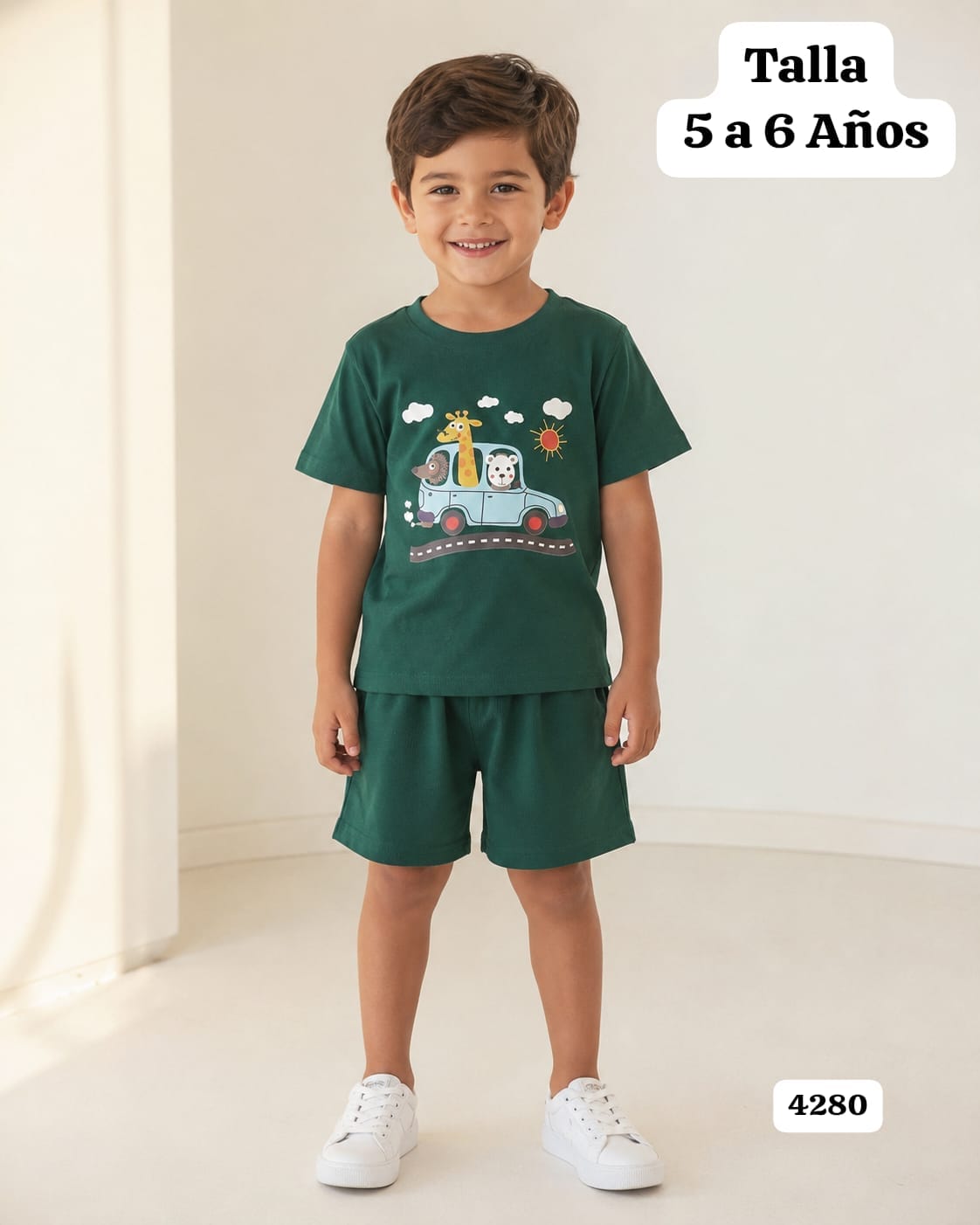 CONJUNTO VERDE DE NIÑO