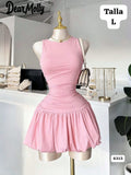 VESTIDO ROSA SIN MANGA DEAR MOLLY DE MUJER