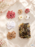 ACCESORIOS DE GANCHITOS + GANCHITOS TIPO FLORES + HULITOS