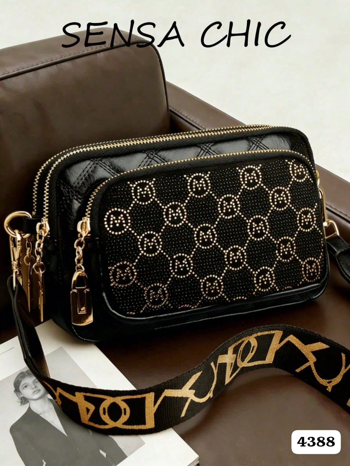 CARTERA NEGRA DE MUJER