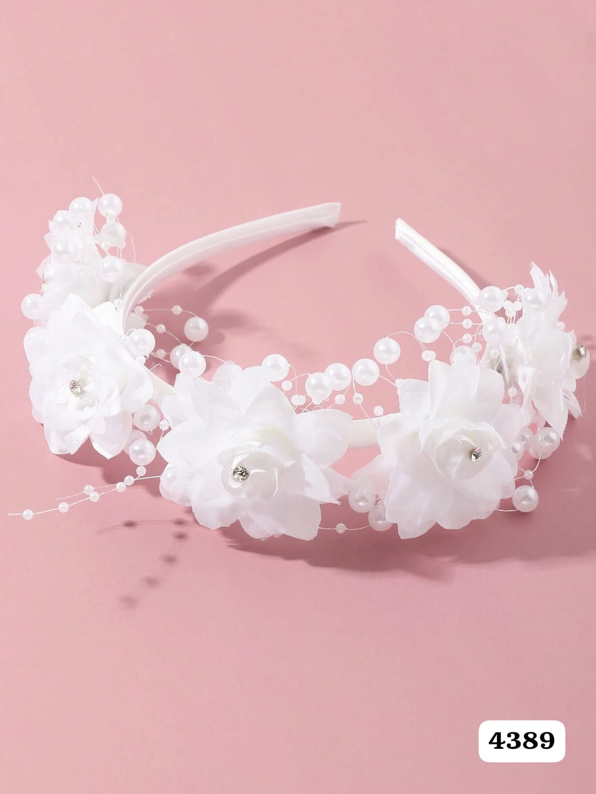 DIADEMA BLANCA DE NIÑA