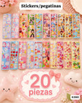 20 STICKERS/PEGATINAS