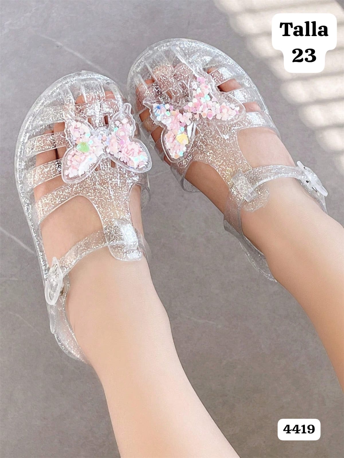 SANDALIAS DE HULE DE NIÑA