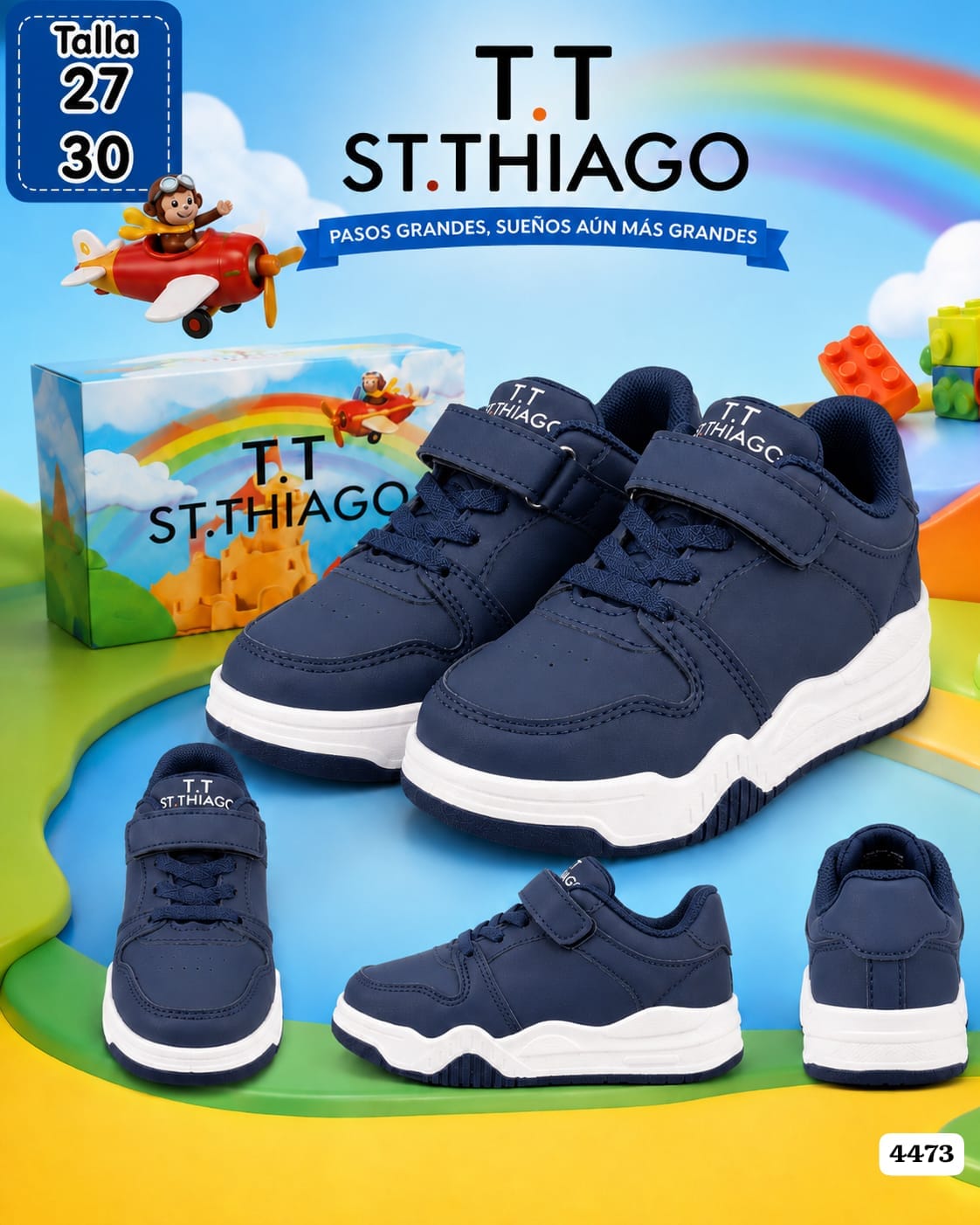 TENIS AZUL ST.THIAGO DE NIÑO