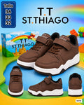 TENIS NEGROS ST.THIAGO TALLA JUVENILES
