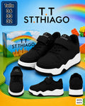 TENIS NEGROS ST.THIAGO TALLAS JUVENILES