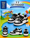 TENIS NEGROS CON ESTRELLA ST.THIAGO DE NIÑO