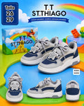 TENIS AZUL CON ESTRELLA ST.THIAGO DE NIÑO