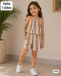 CONJUNTO RAYADO DE NIÑA