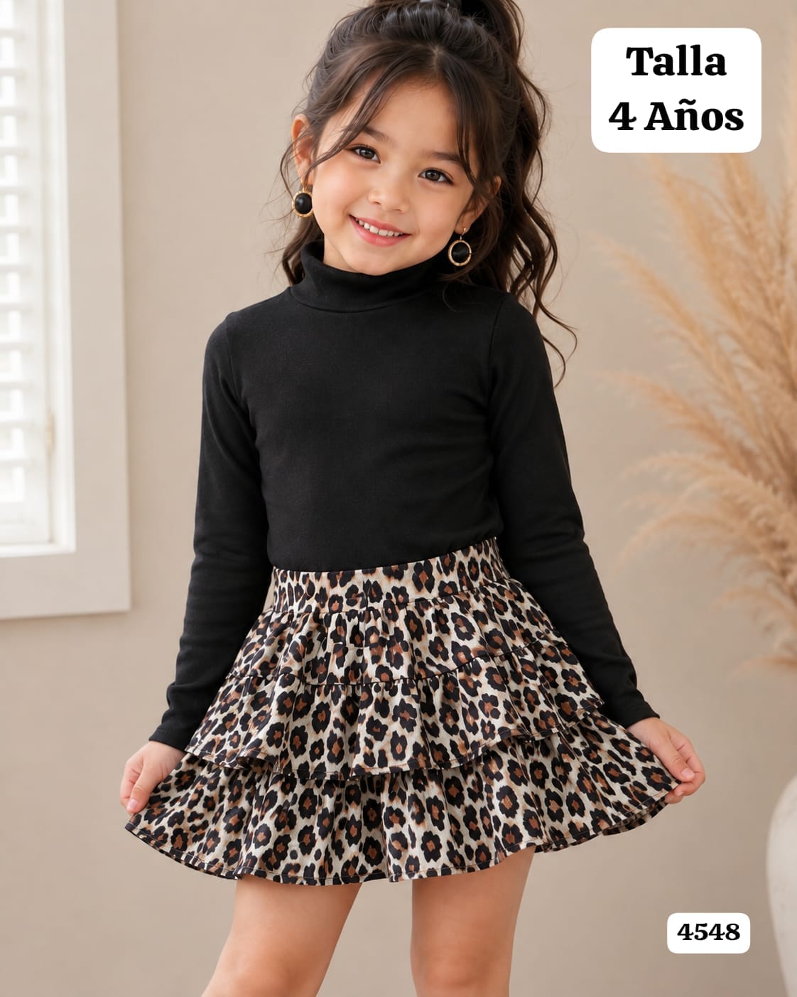 CONJUNTO DE FLADA DE LEOPARDO
