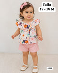 CONJUNTO DE CAMISA CAMPESINA DE NIÑA
