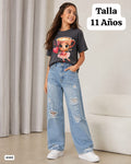 CONJUNTO DE PANTALON Y CAMISA DE NIÑA