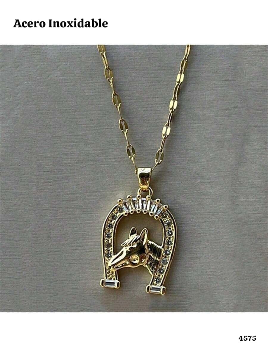 CADENA DE HERRADURA Y CABALLO