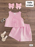 CONJUNTO ROSA DE NIÑA