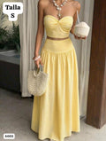 CONJUNTO AMARILLO DE MUJER