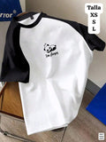 CAMISETA RAGLÀN CON PANDA DURMIENDO