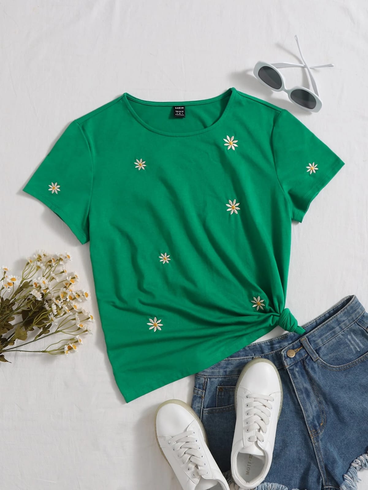 CAMISETA DE FLORES