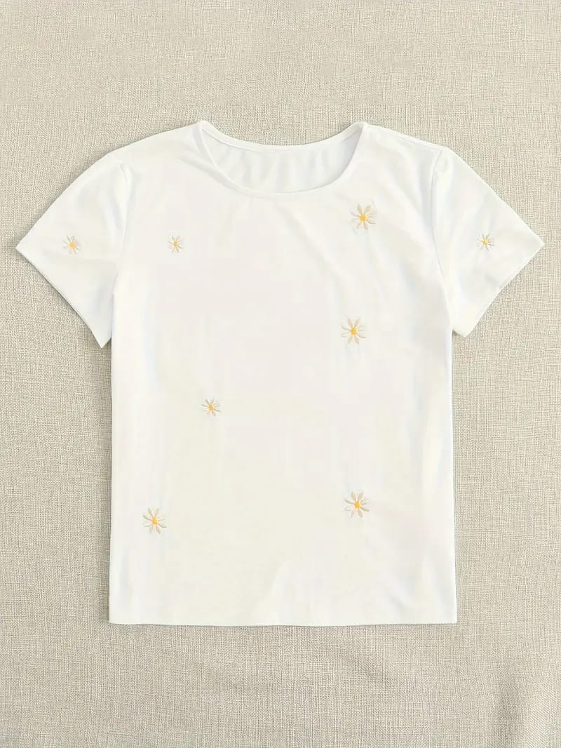 CAMISETA DE FLORES