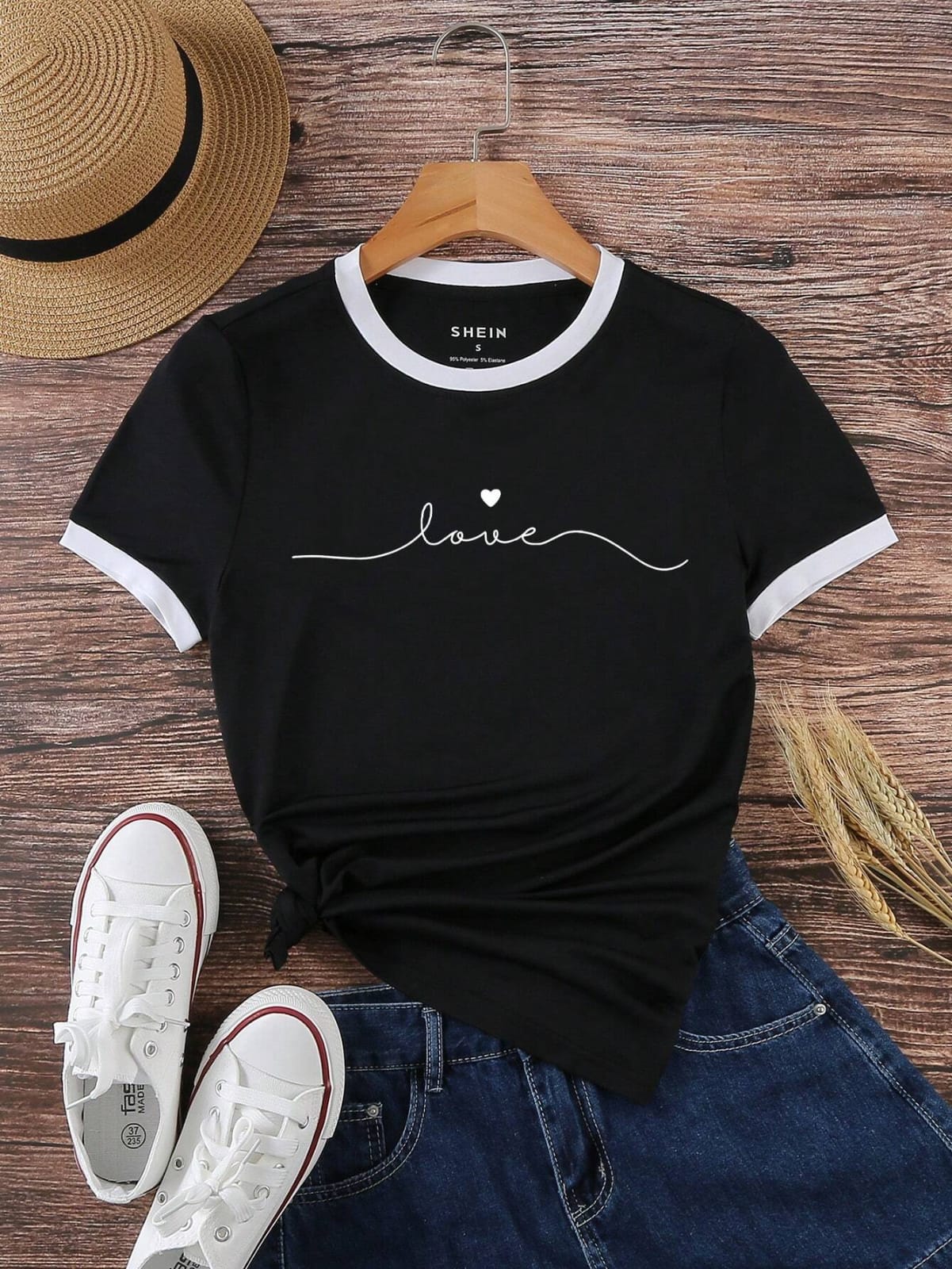 CAMISETA LOVE DE MUJER