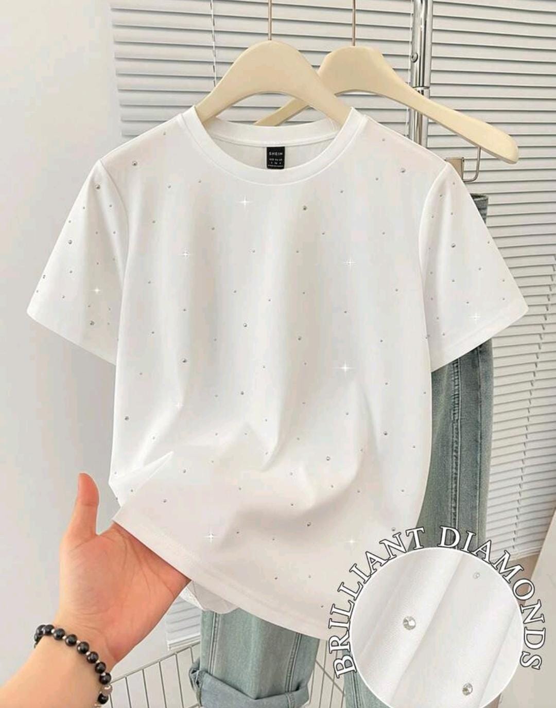 CAMISA DE  MUJER CON BRILLO