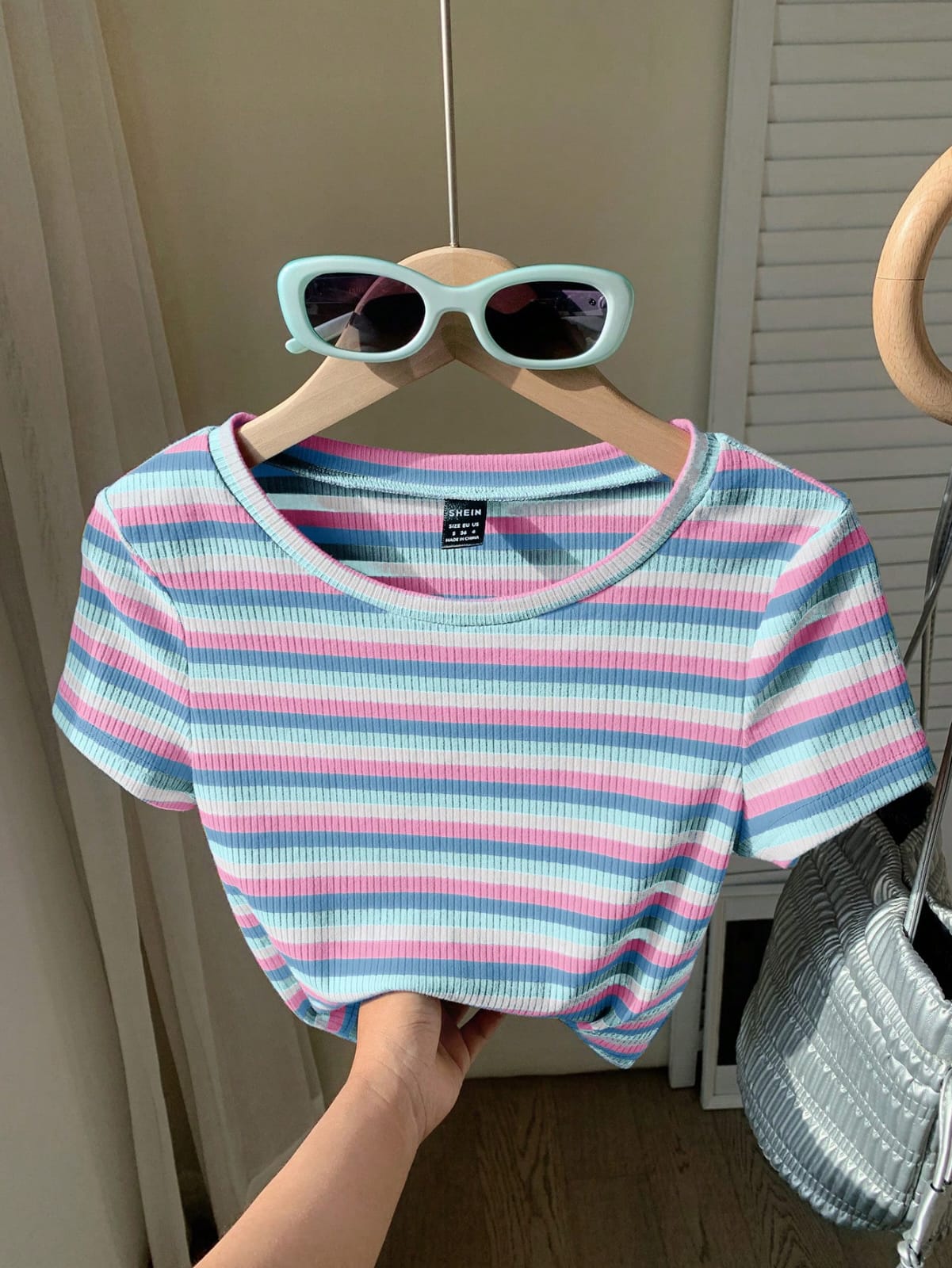 CAMISA DE MUJER RAYADA CASUAL