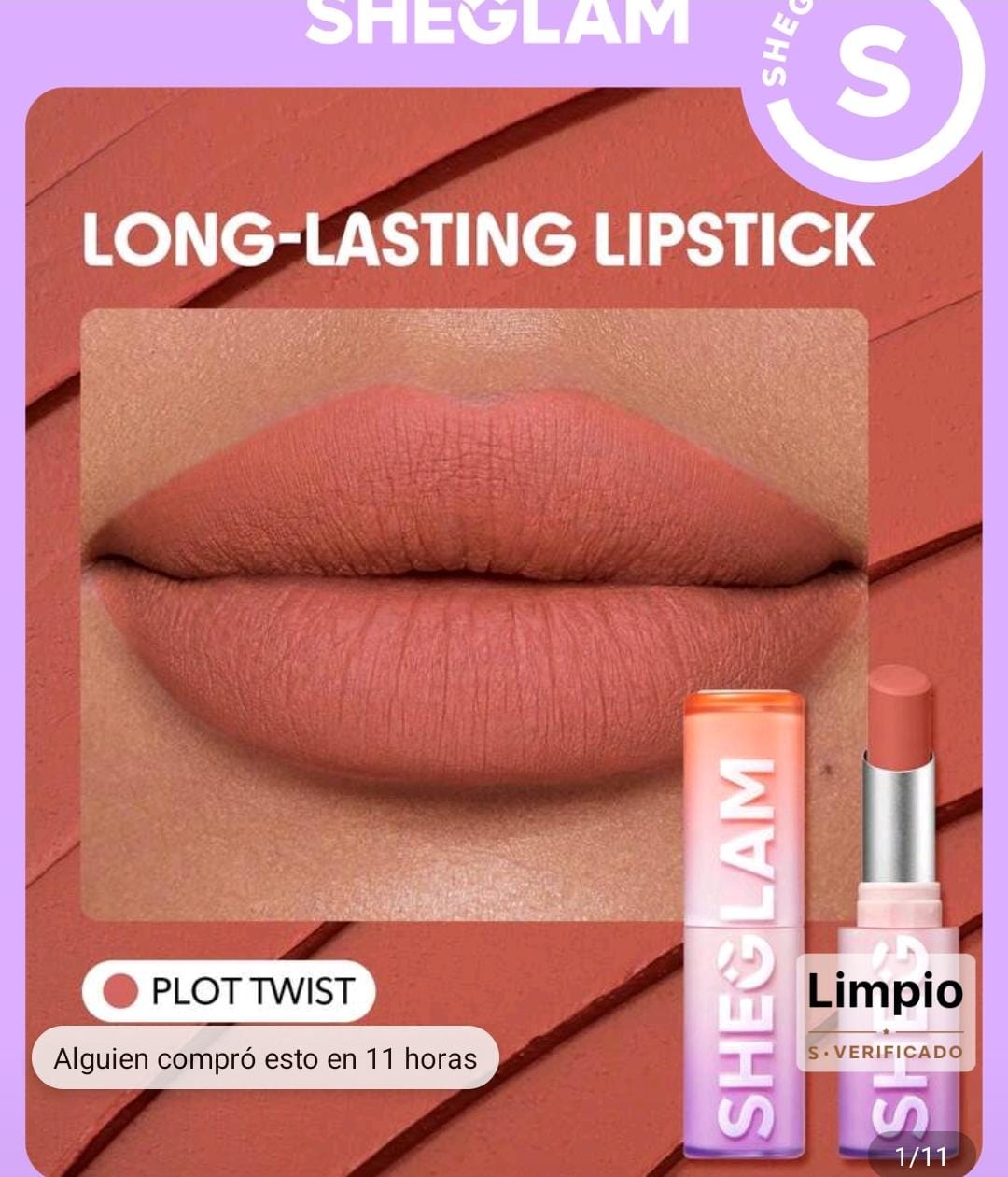 LABIAL MATTE DE LARGA DURACION