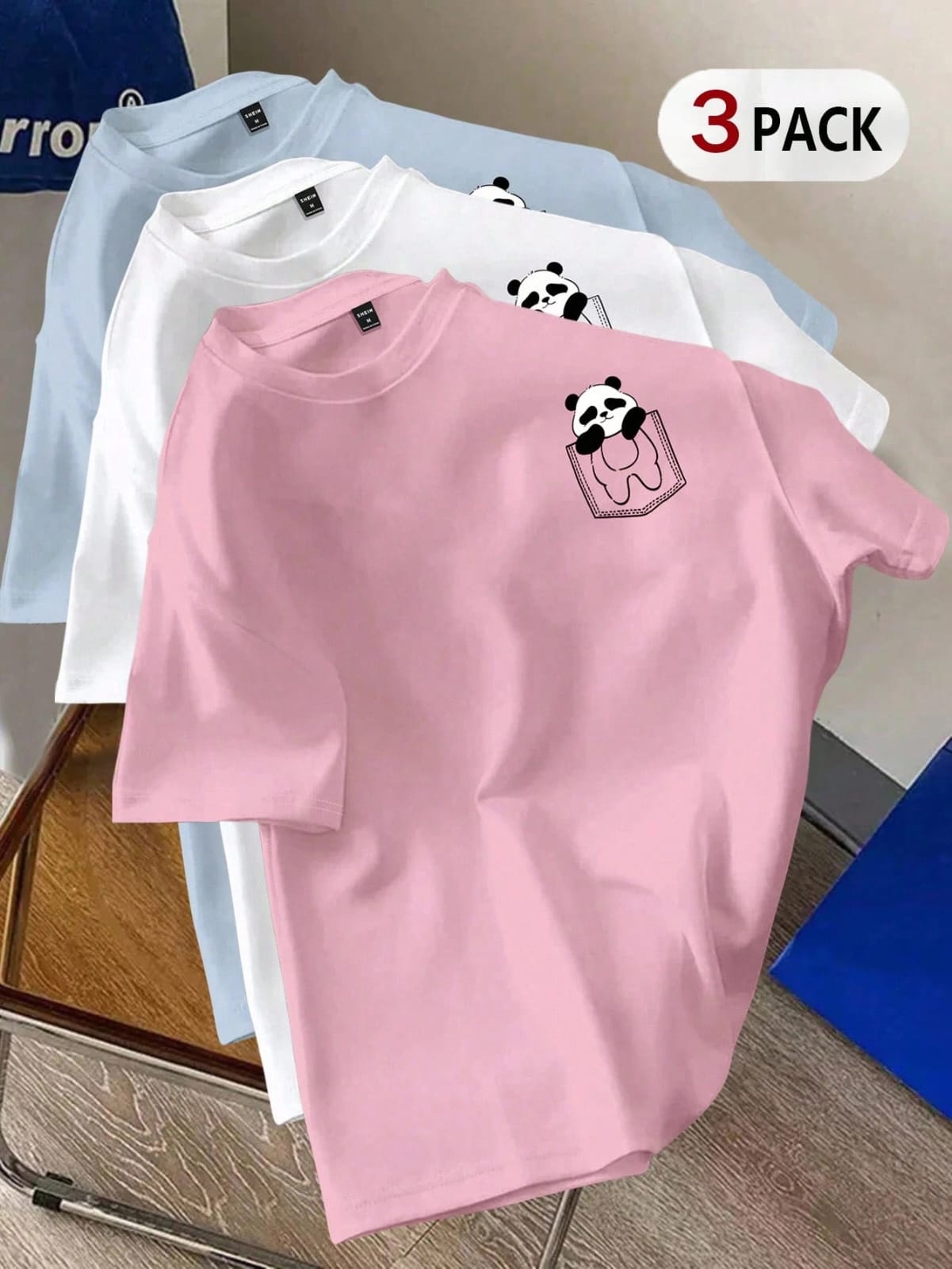 CAMISETA DE PANDA DE CABALLERO