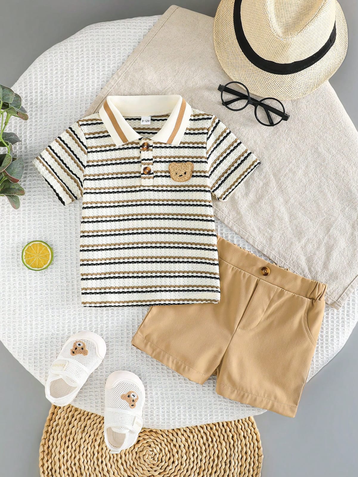 CONJUNTO TELA BORDADA