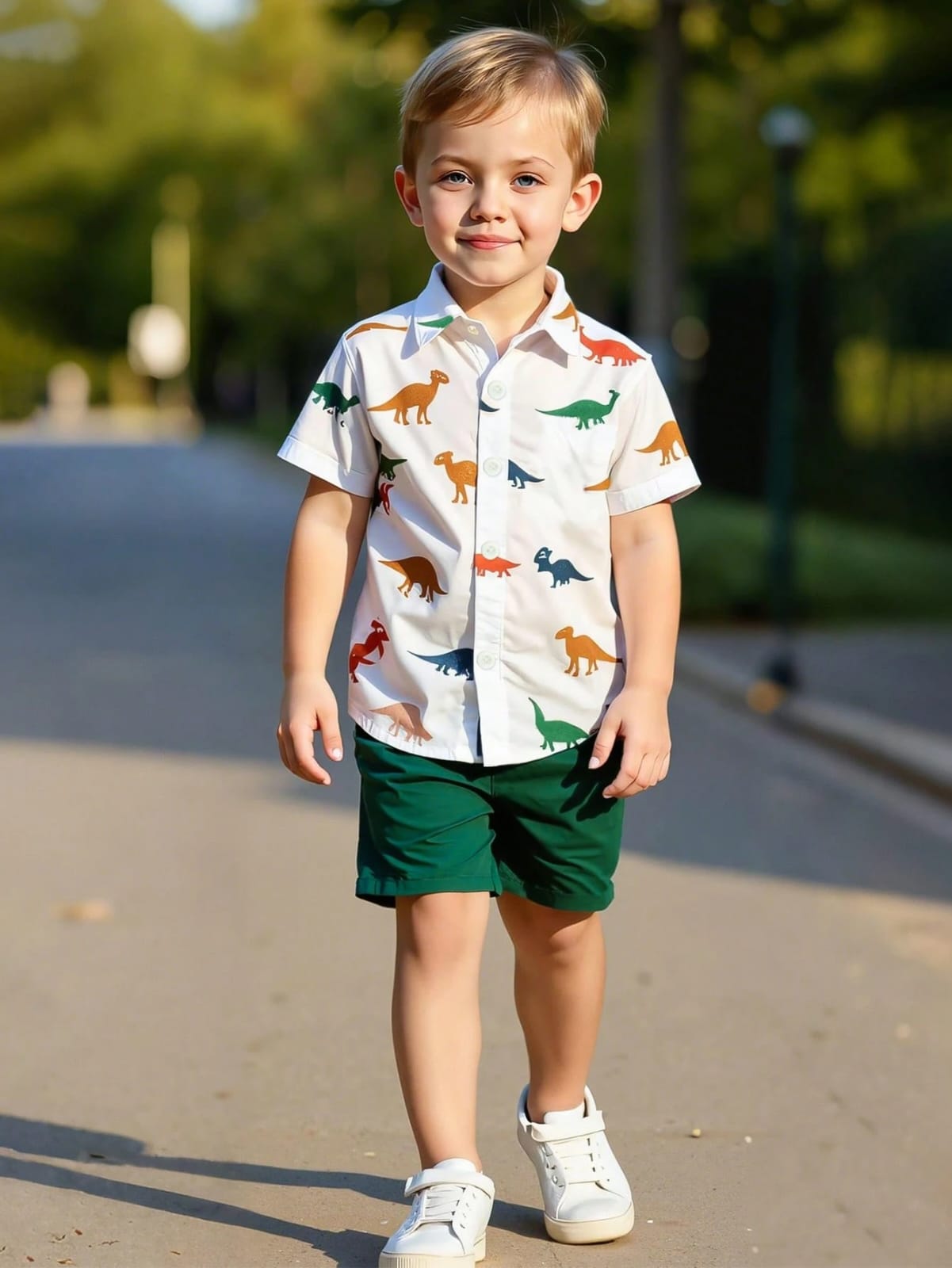 CONJUNTO CON DINOSARIO DE NIÑO