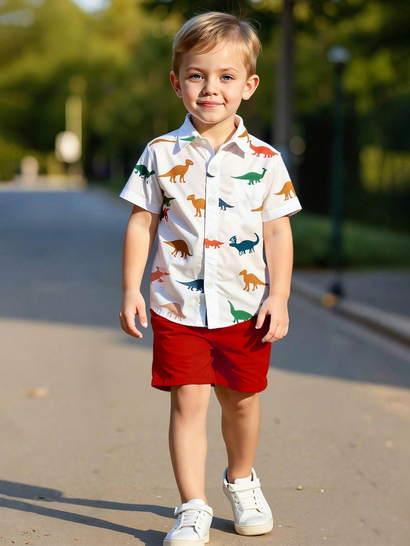 CONJUNTO CON DINOSARIO DE NIÑO