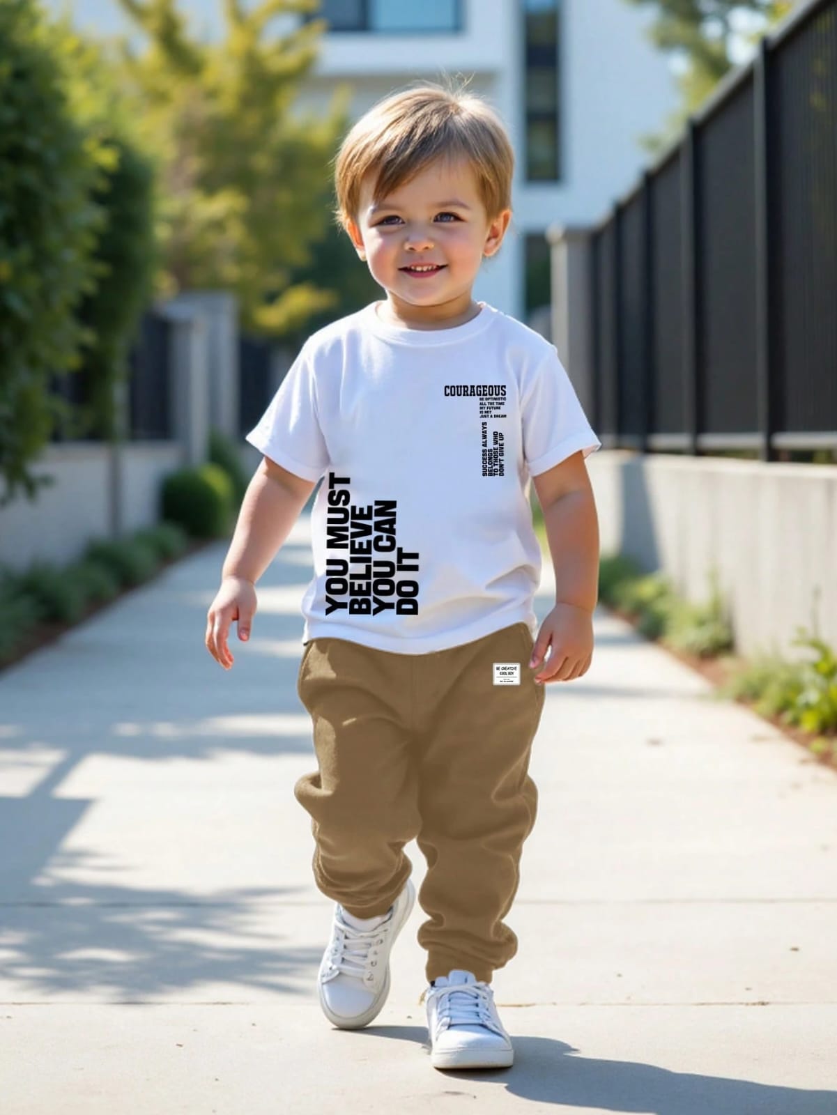 CONJUNTO PANTALON Y CAMISA DE NIÑO