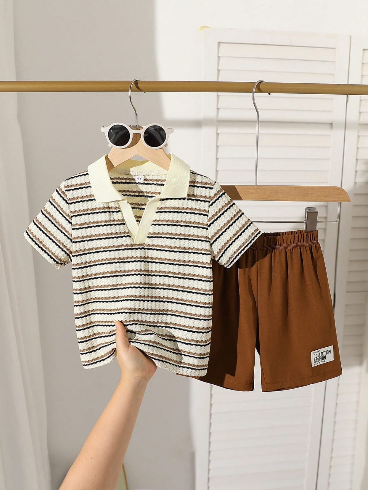CONJUNTO RAYADO DE NIÑO