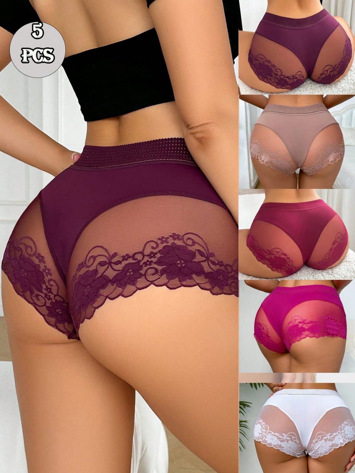 SET DE 5 PANTYS