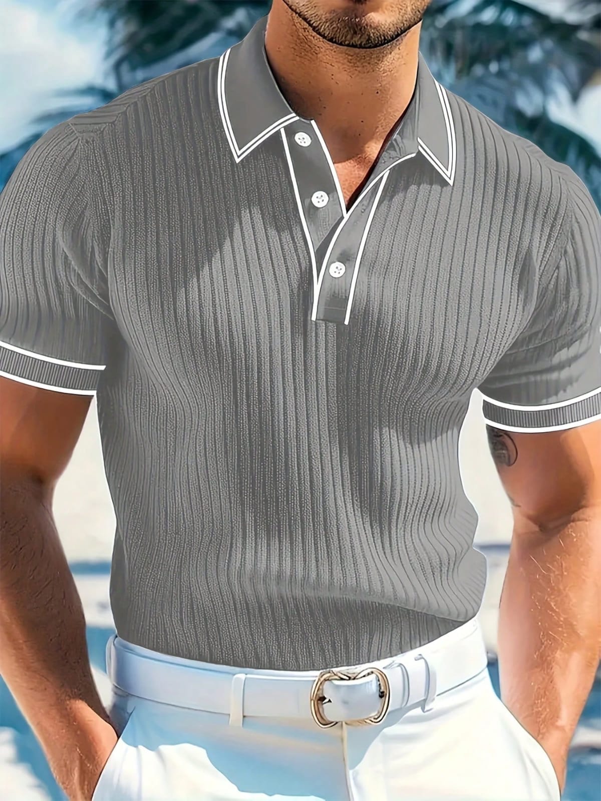 CAMISA DE HOMBRE DE CUELLO