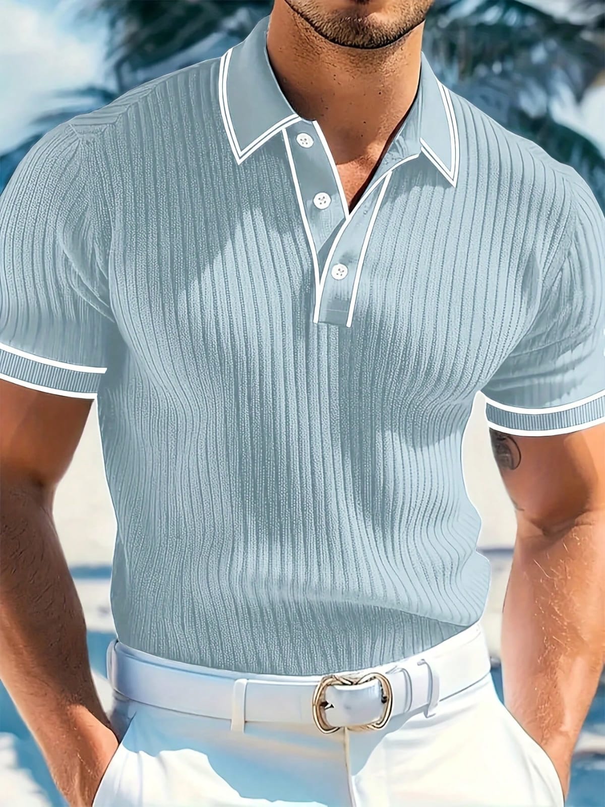 CAMISA DE HOMBRE DE CUELLO