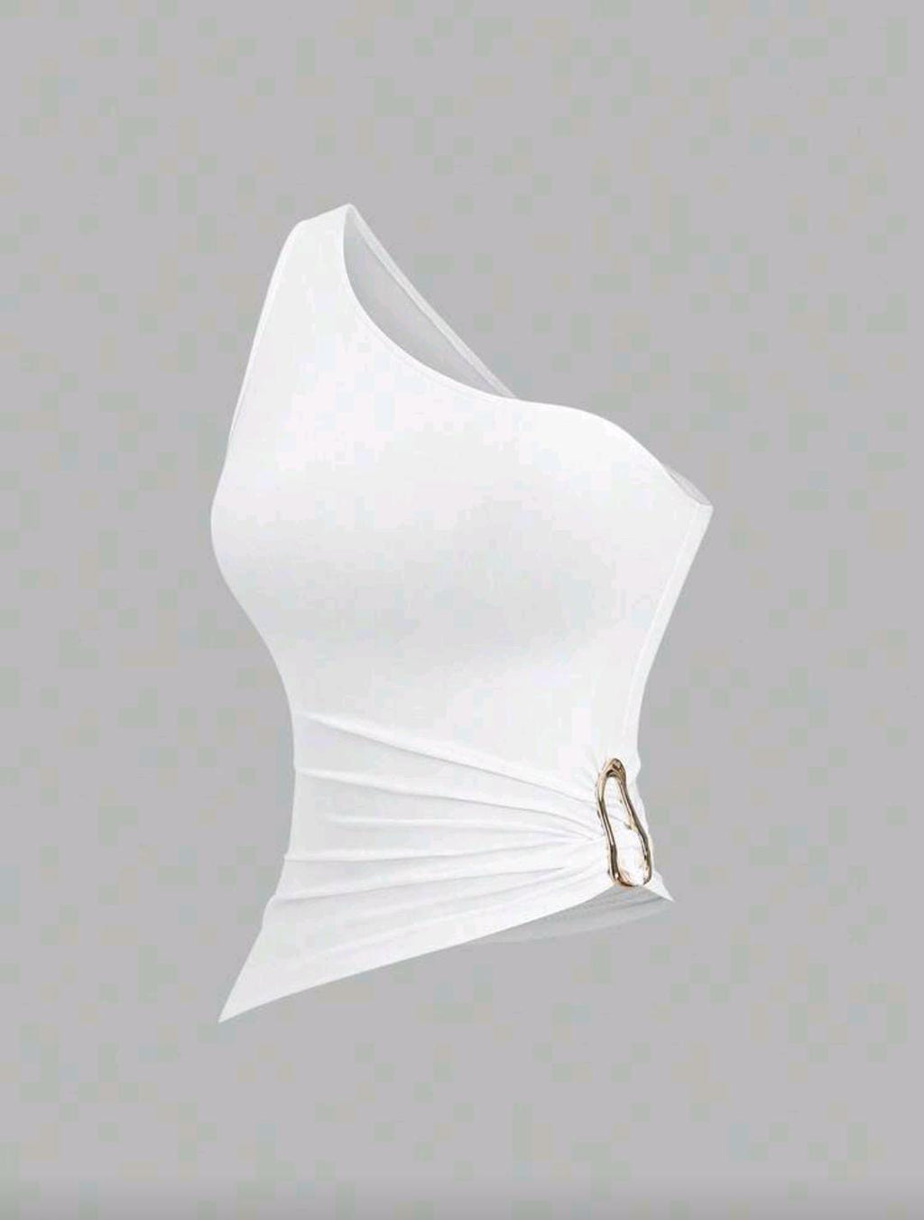 BLUSA SIN MANGAS CON HEBILLA METALICA