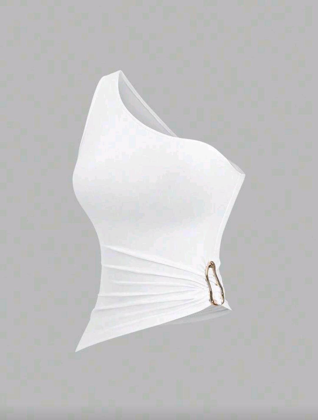 BLUSA SIN MANGAS CON HEBILLA METALICA