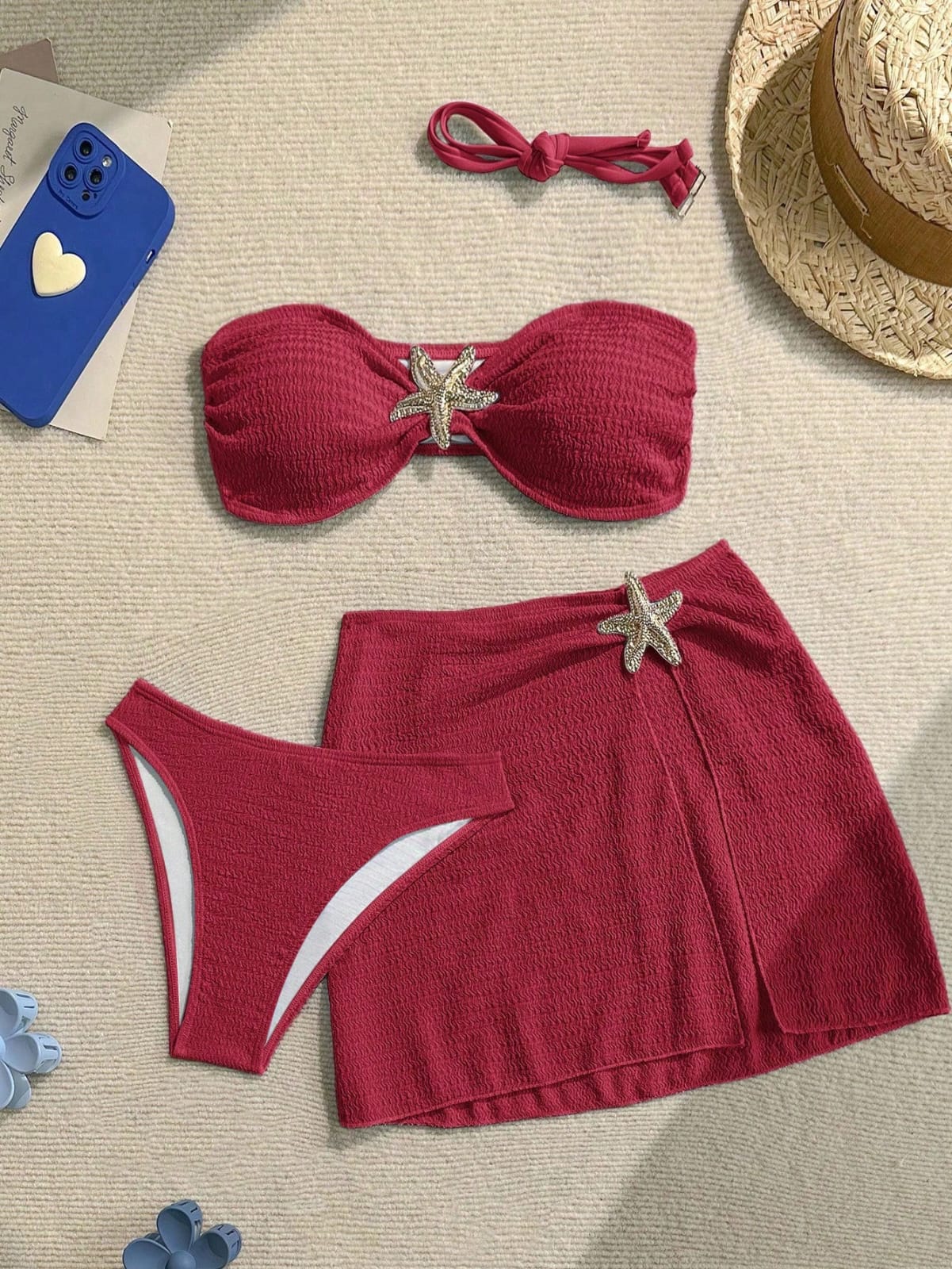 TRAJE DE BAÑO DE 3 PIEZAS