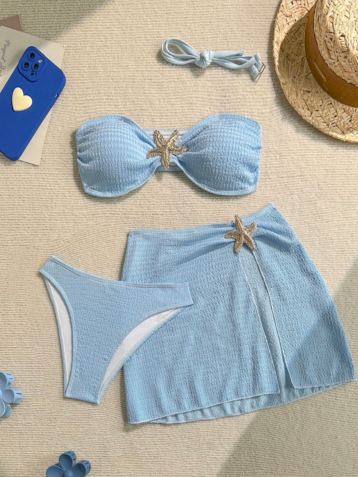 TRAJE DE BAÑO DE 3 PIEZAS